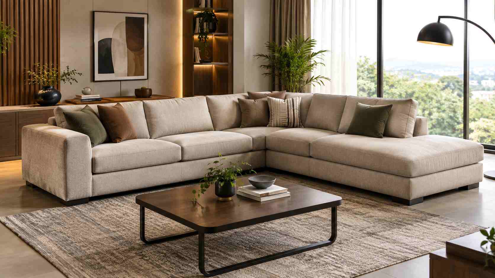 L-Shaped Sofa Set Manufacturer in Pune