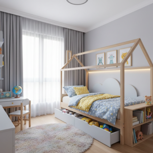 Kids Bedroom Furniture — Custom Kids Bed Manufacturer Pune by Nakhtal Furniture