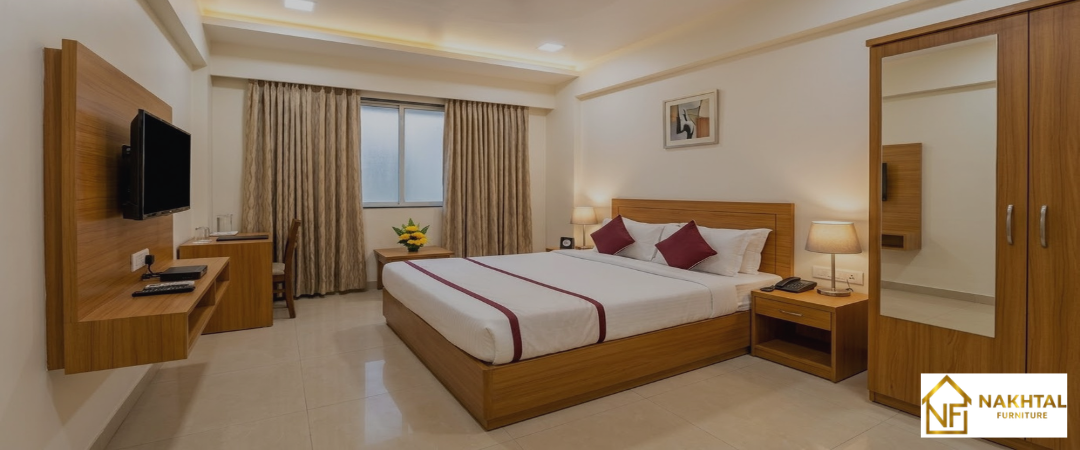 Hotel Furniture Manufacturer in Pune — Hotel Beds, Wardrobes, Reception Furniture by Nakhtal Furniture